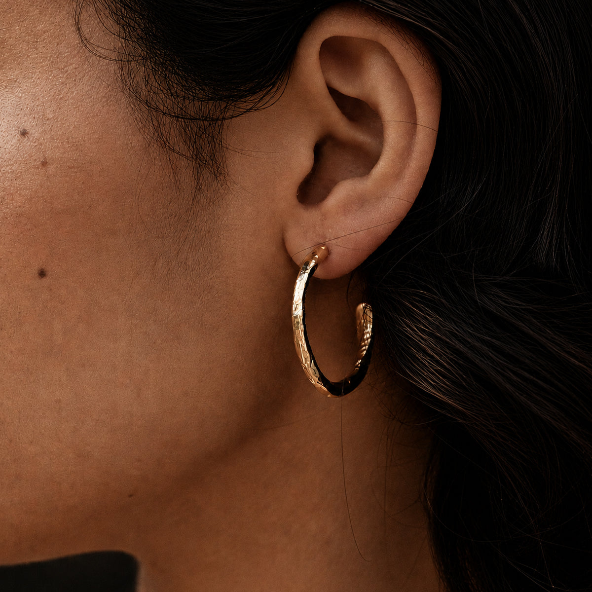 Halo Hoops (Small) - Brass