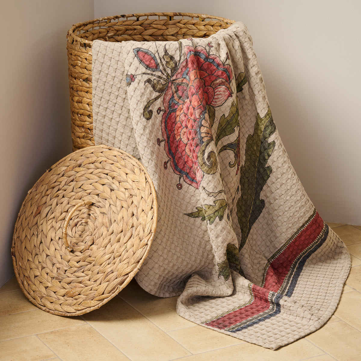 Kalika | Cotton Bamboo | Waffle | Bath Towel