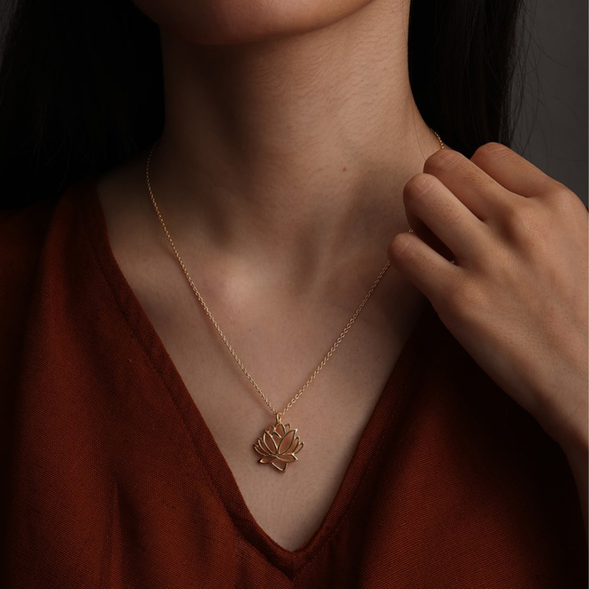 Lotus Pema Necklace