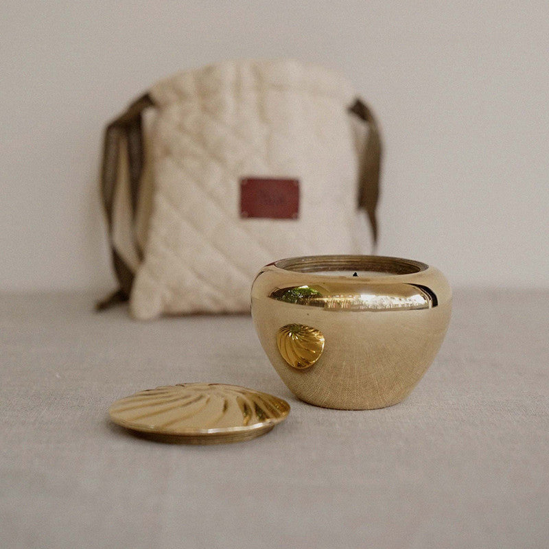 Coconut Wax Candle | Brass