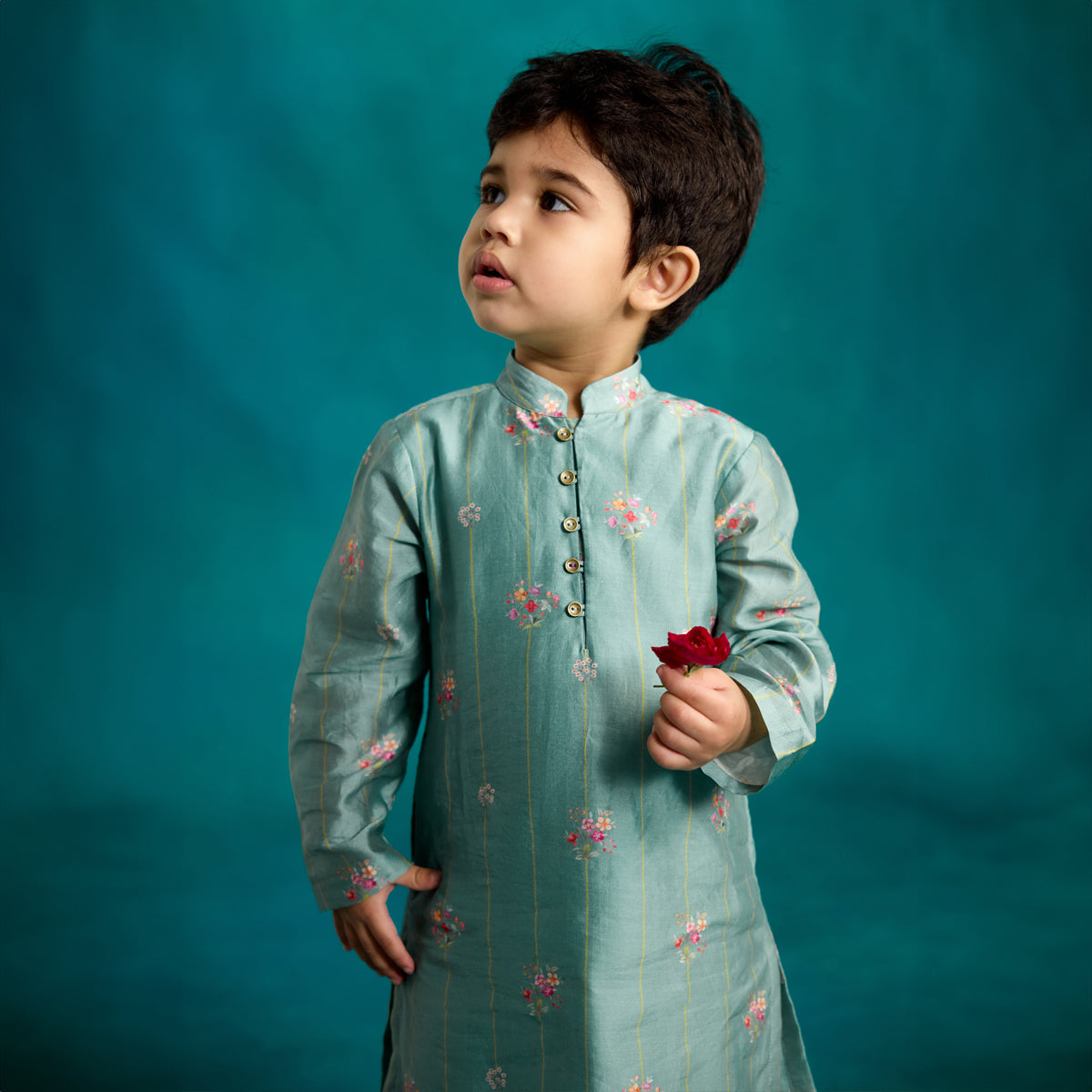 Paan Rekh Chitthi Kurta Set