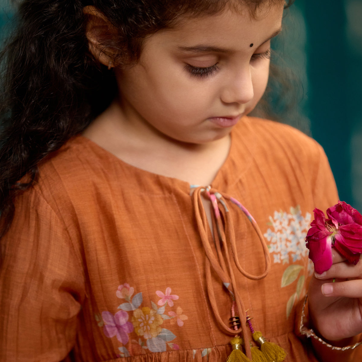 Kesar Chittthi Peplum Set