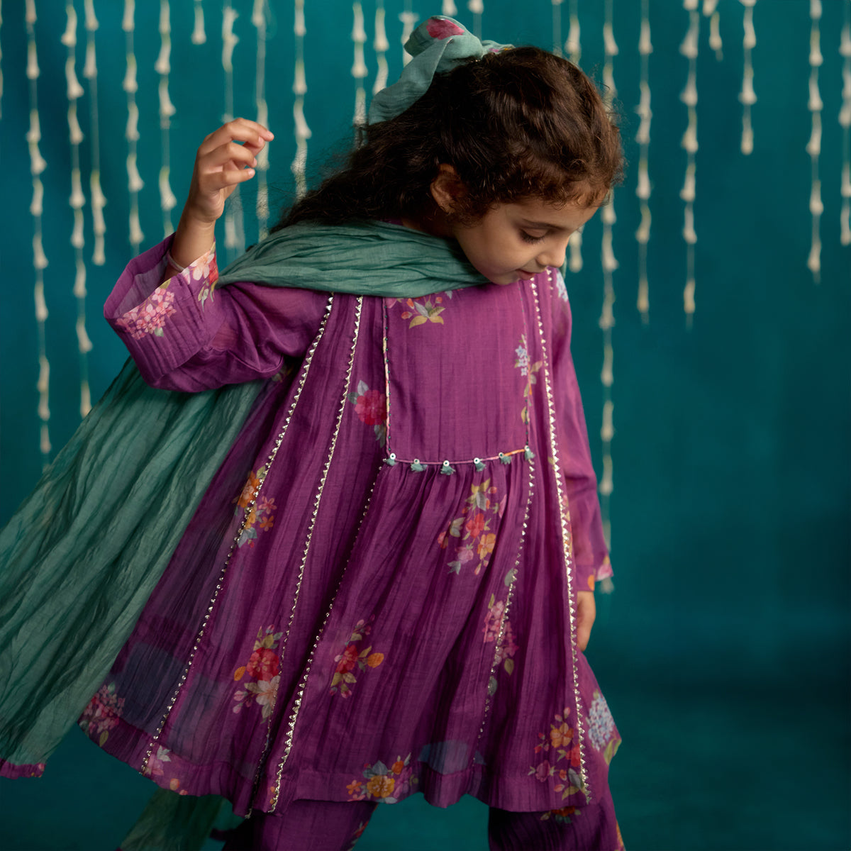 Jaamun Chitthi Flared Kurta Set