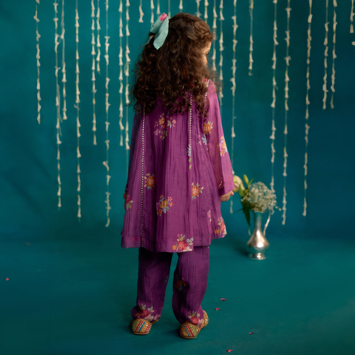 Jaamun Chitthi Flared Kurta Set