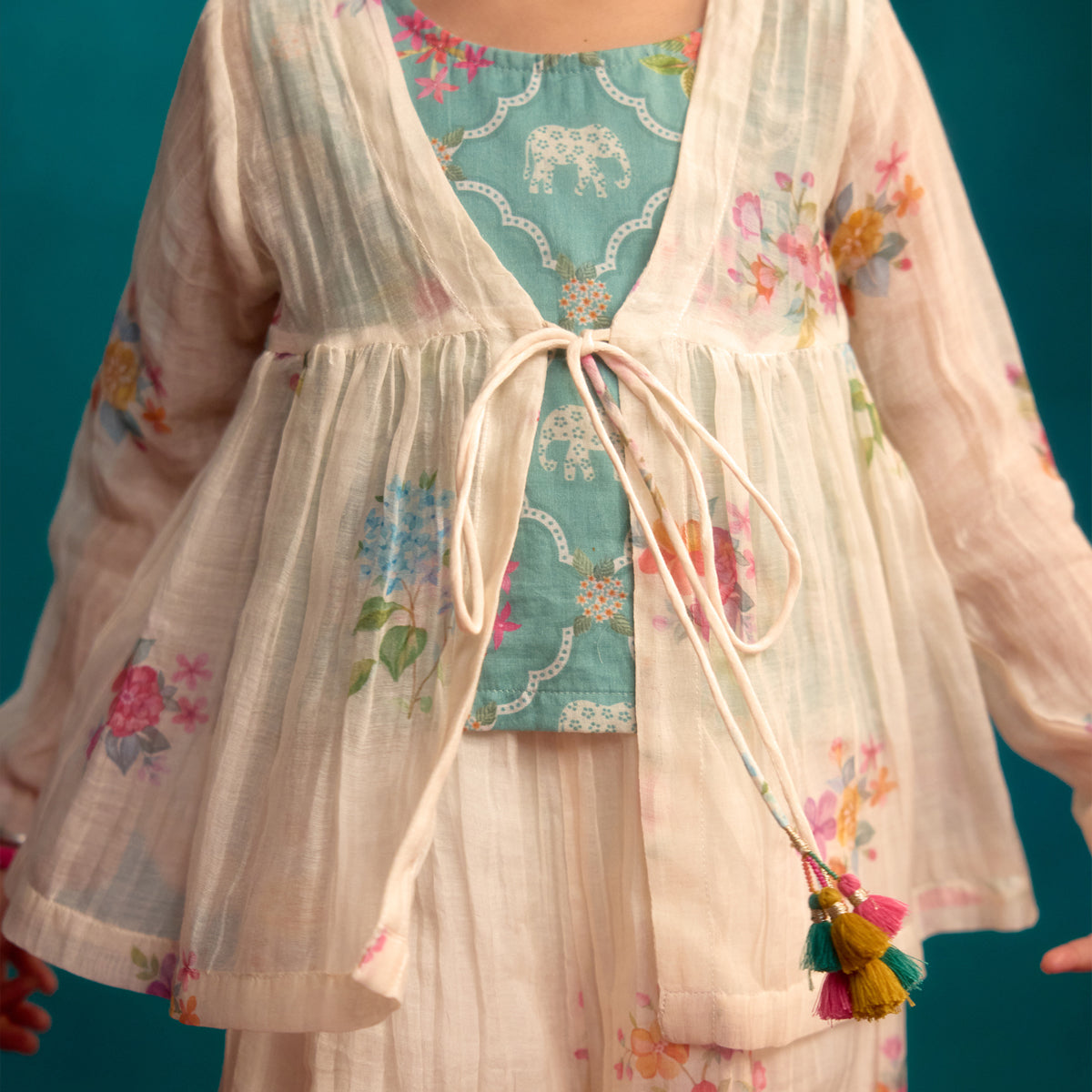 Naariyal Chitthi Peplum Set