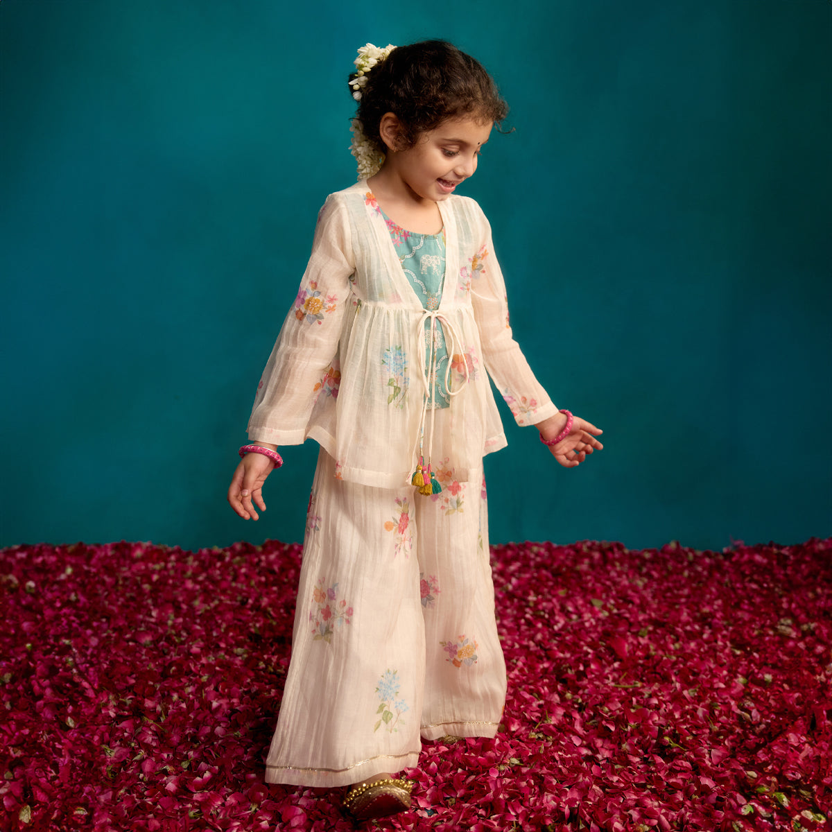 Naariyal Chitthi Peplum Set