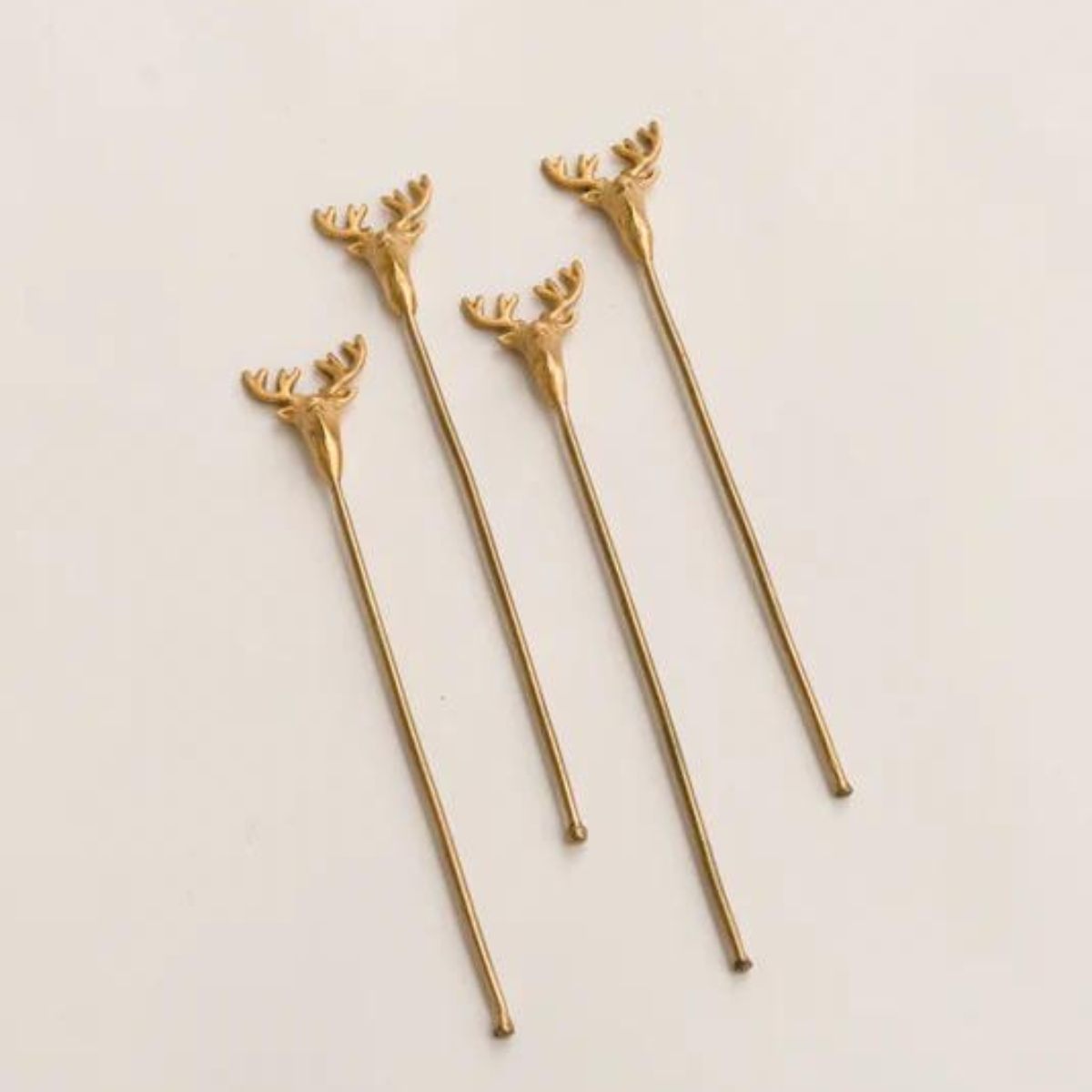 Deer Stirrers, Set of 4, Large