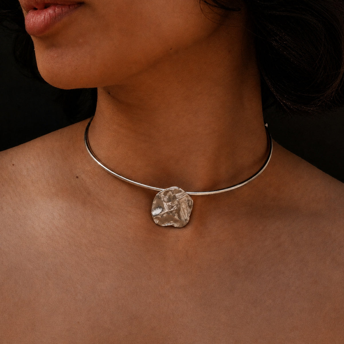 Drops Choker - Silver