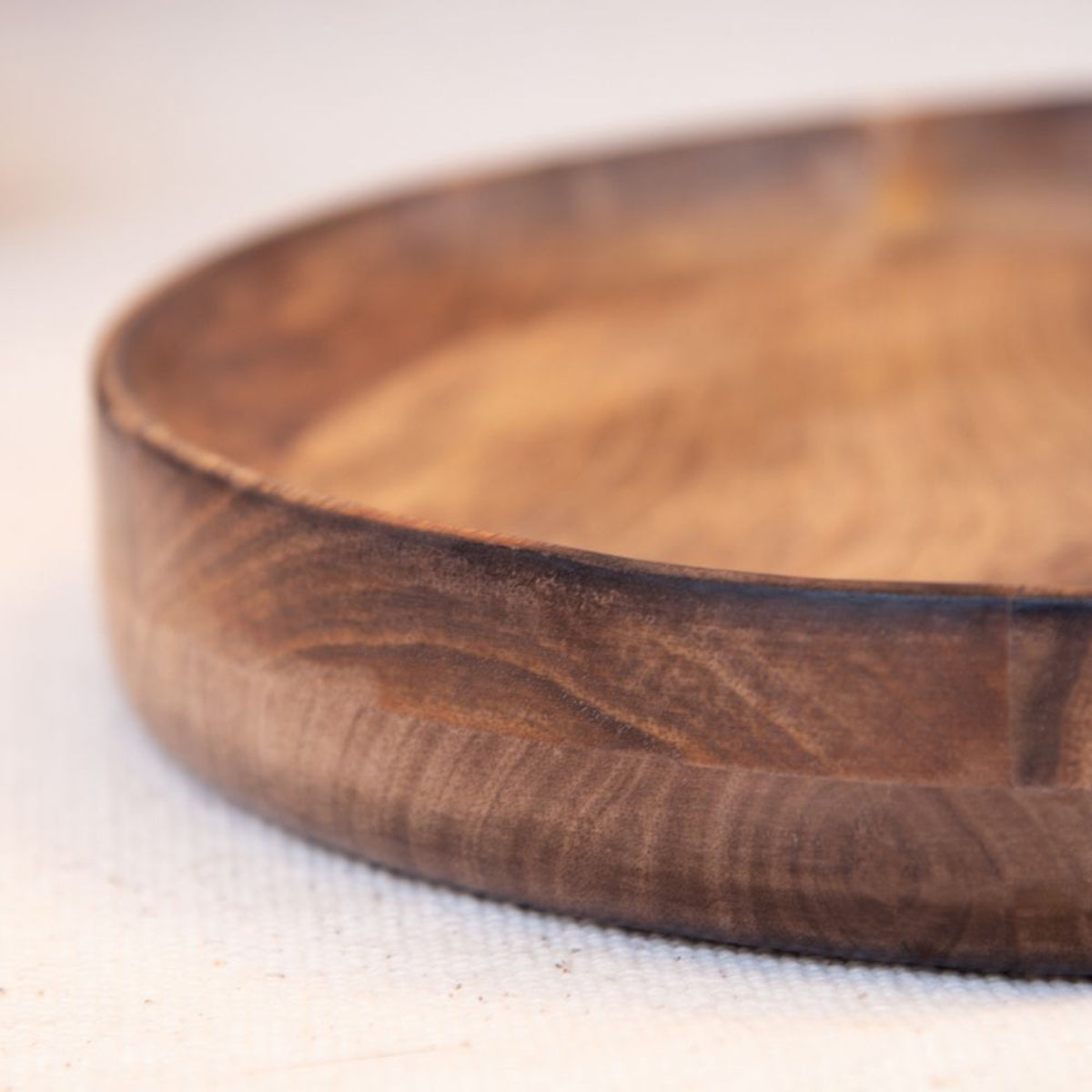 Handcrafted Wooden Round Platter