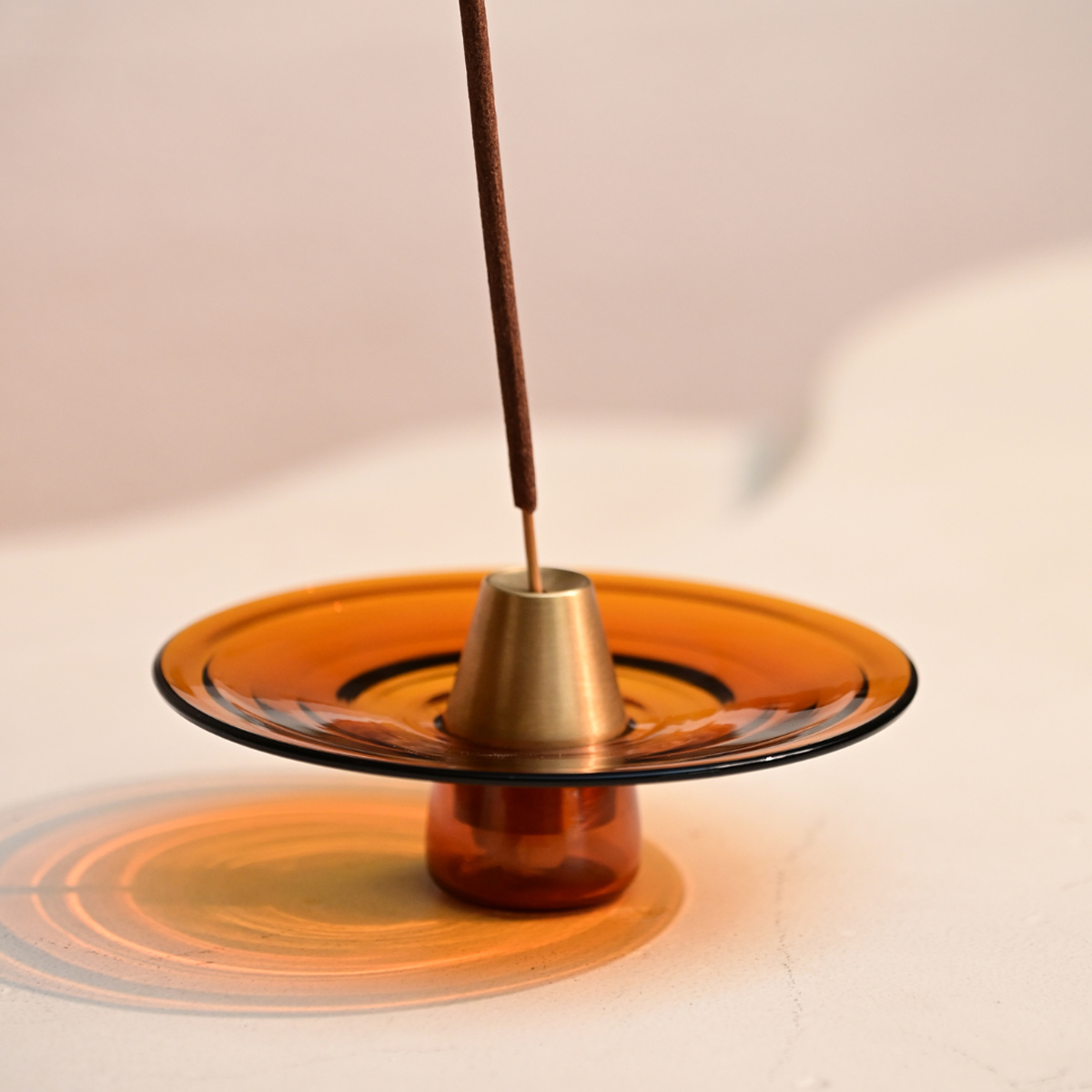 Incense & Sage Holder - Amber