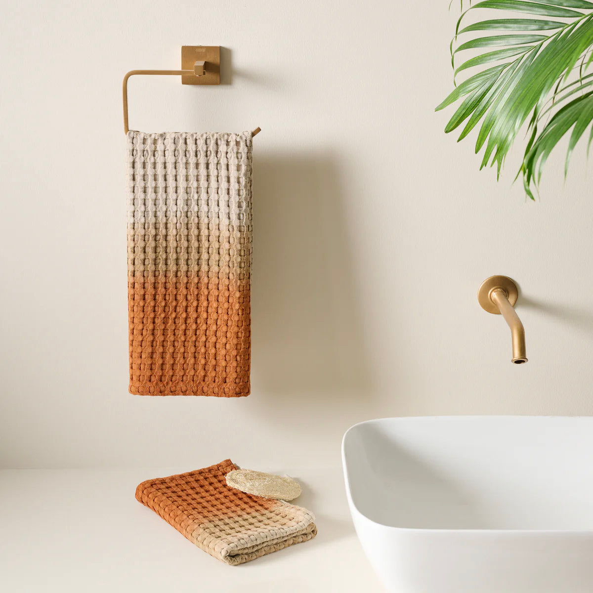 Dip Dye | Cotton Bamboo | Waffle | Towel