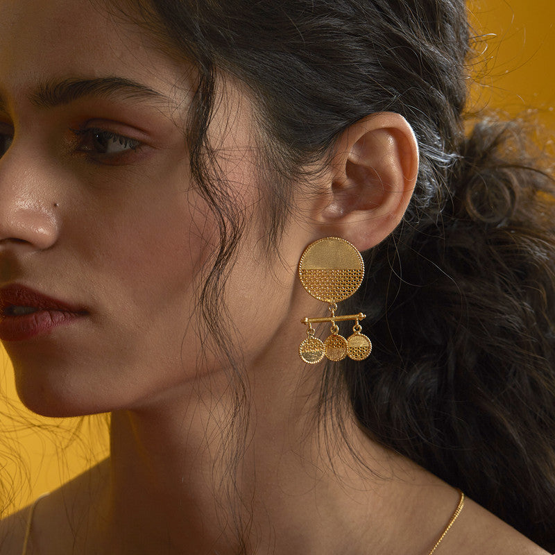 Drop Earrings | Gold Plated