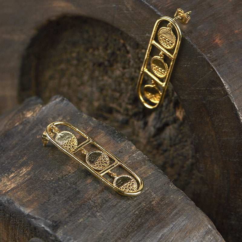 Dangler Earrings | Gold Plated