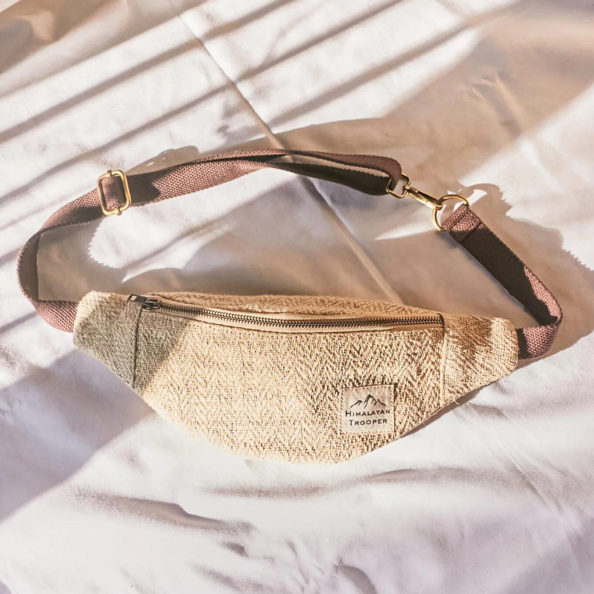 Hemp Waist Bag - Natural