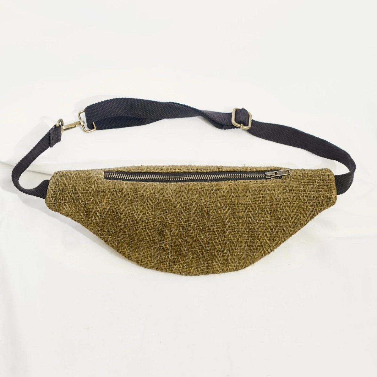 Hemp Waist Bag - Olive