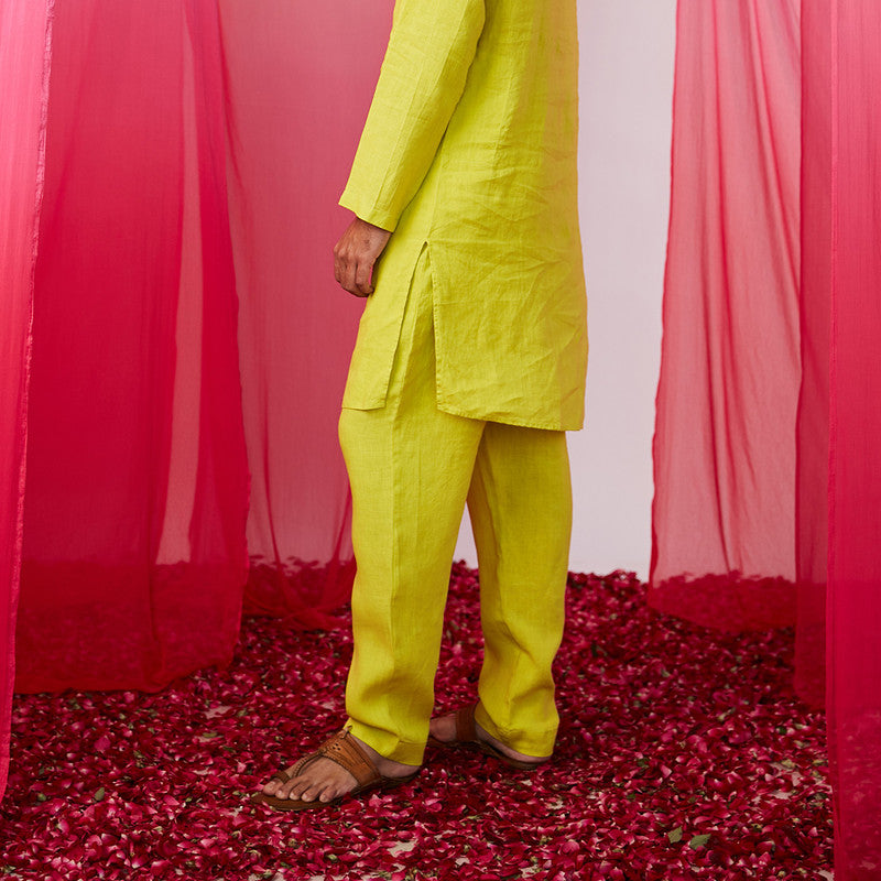 Linen Kurta Set