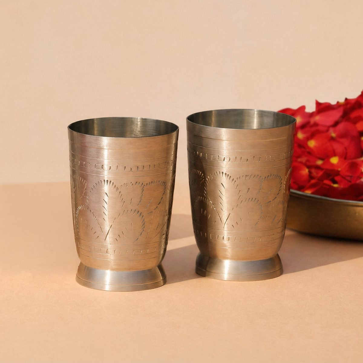 Bud Brass Tumbler | Set of 2