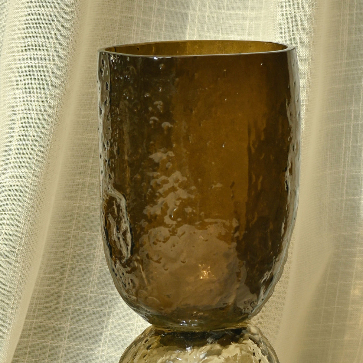 Axel Textured Glass Decorative Object | Short