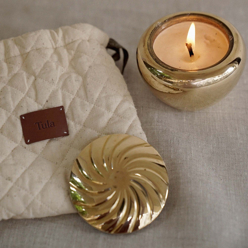 Coconut Wax Candle | Brass