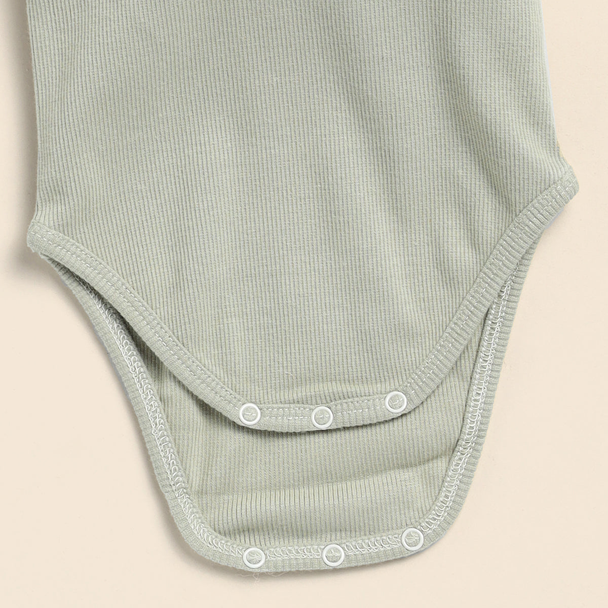 Organic Cotton Baby Bodysuit with Pants | Sage Green