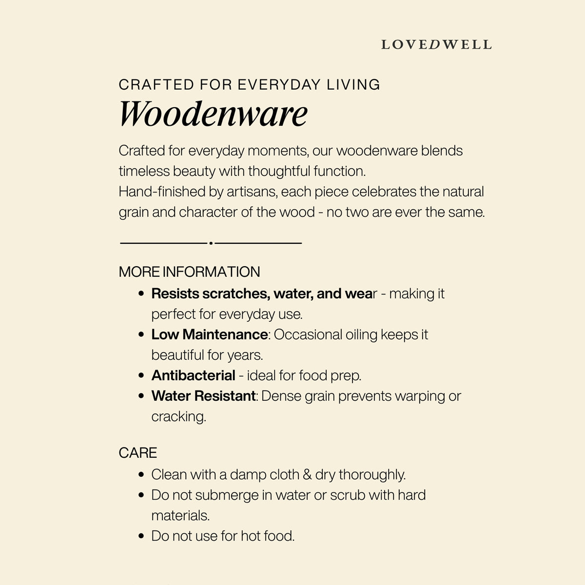 Wooden Fruit Bowl (Natural)