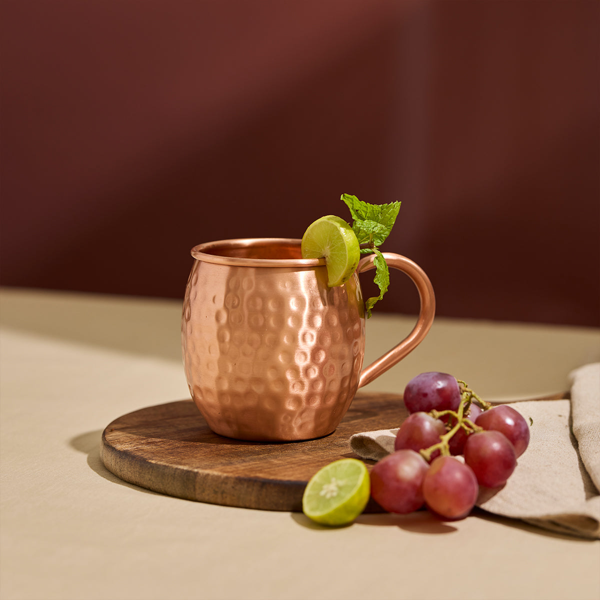 Hand-hammered Copper Moscow Mule Mug | 500 ml