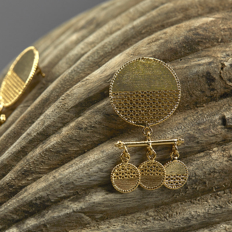 Drop Earrings | Gold Plated