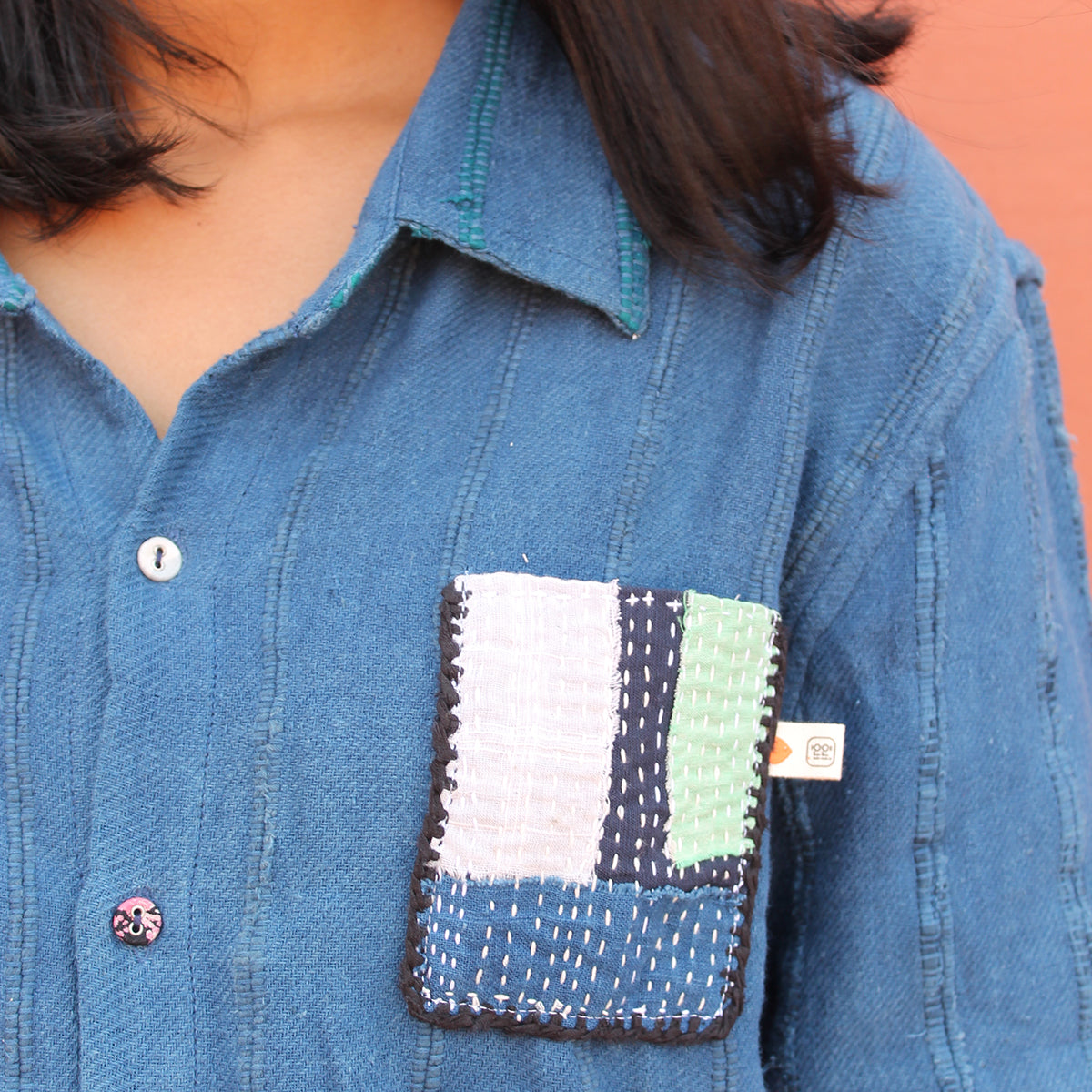 Handwoven Upcycled Shirt