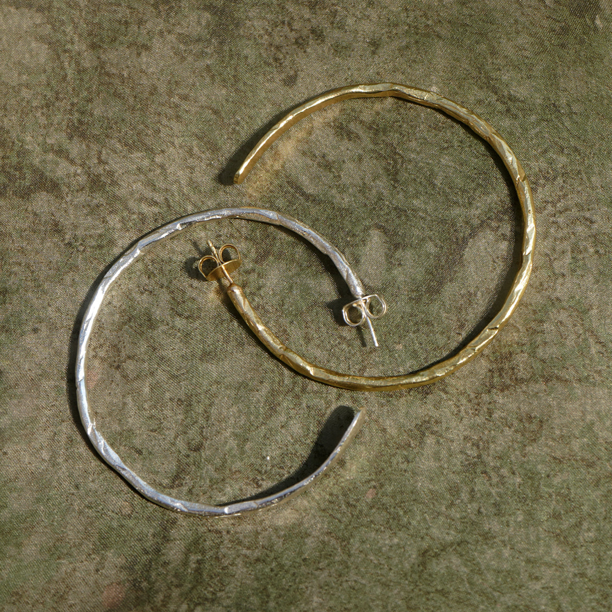 Halo Hoops (Large) - Silver