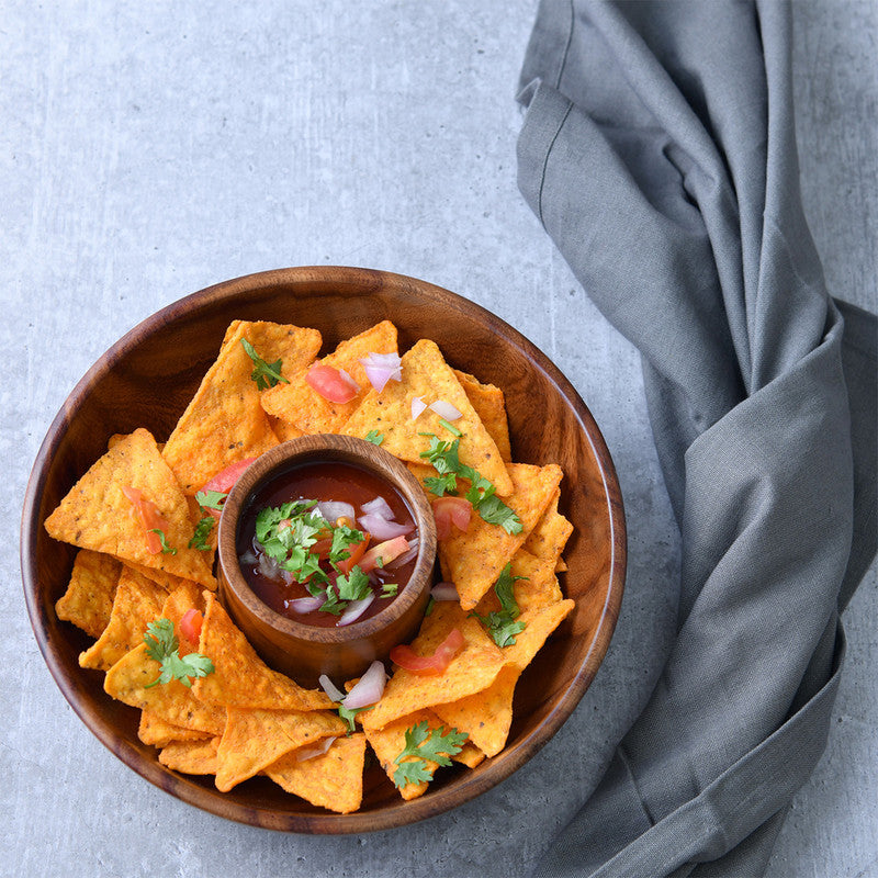 Wooden Bowl | Sheesham Wood Chip & Dip Bowl