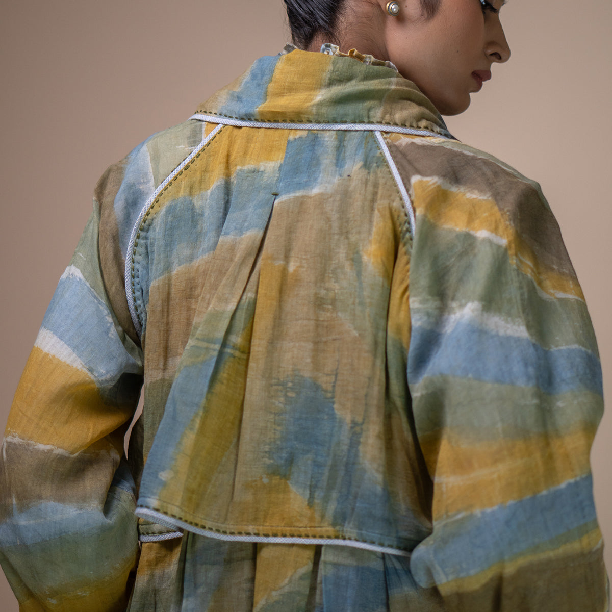 Meadows Unisex Hand Painted Trench