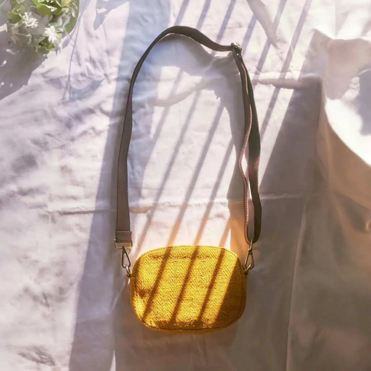 Hemp Sling Bag - Turmeric