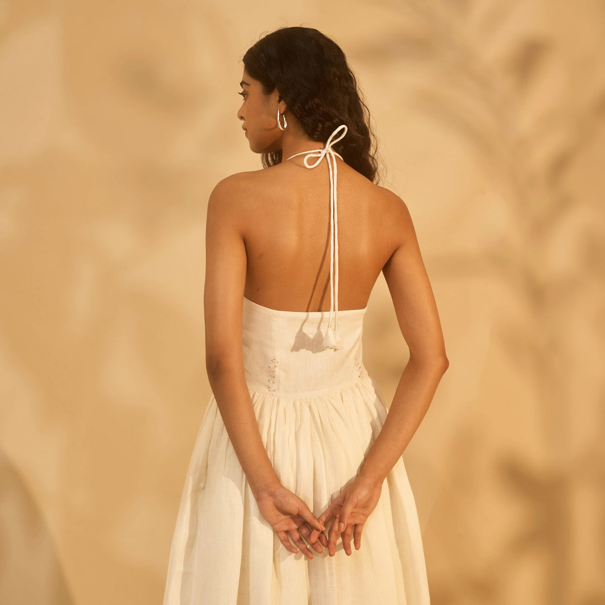 Titli Halter Dress - Ivory
