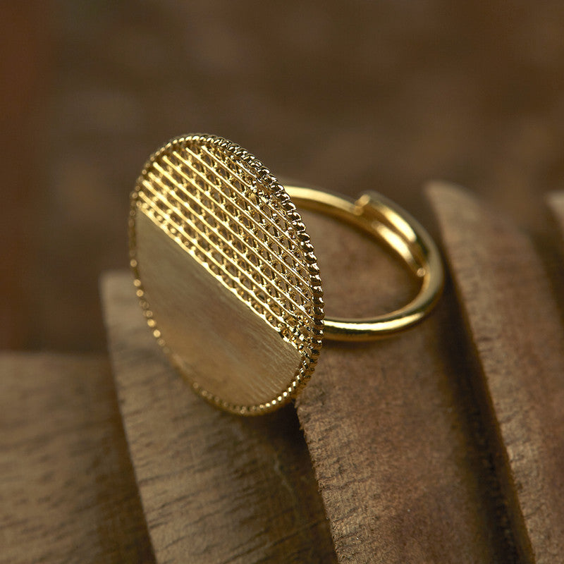 Adjustable Ring | Gold Plated