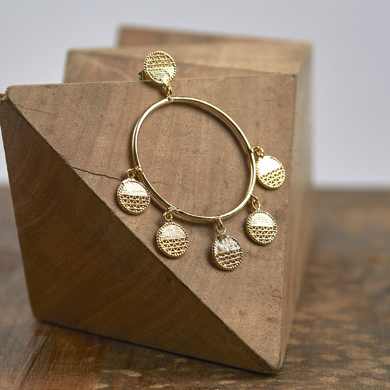 Hoop Earrings | Gold Plated