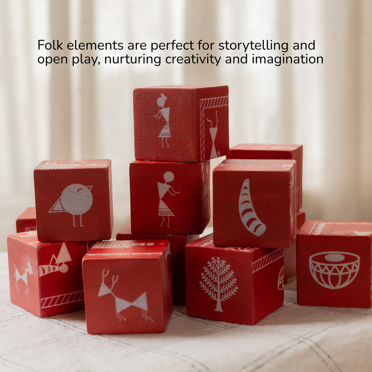 Warli Wooden Puzzle Set