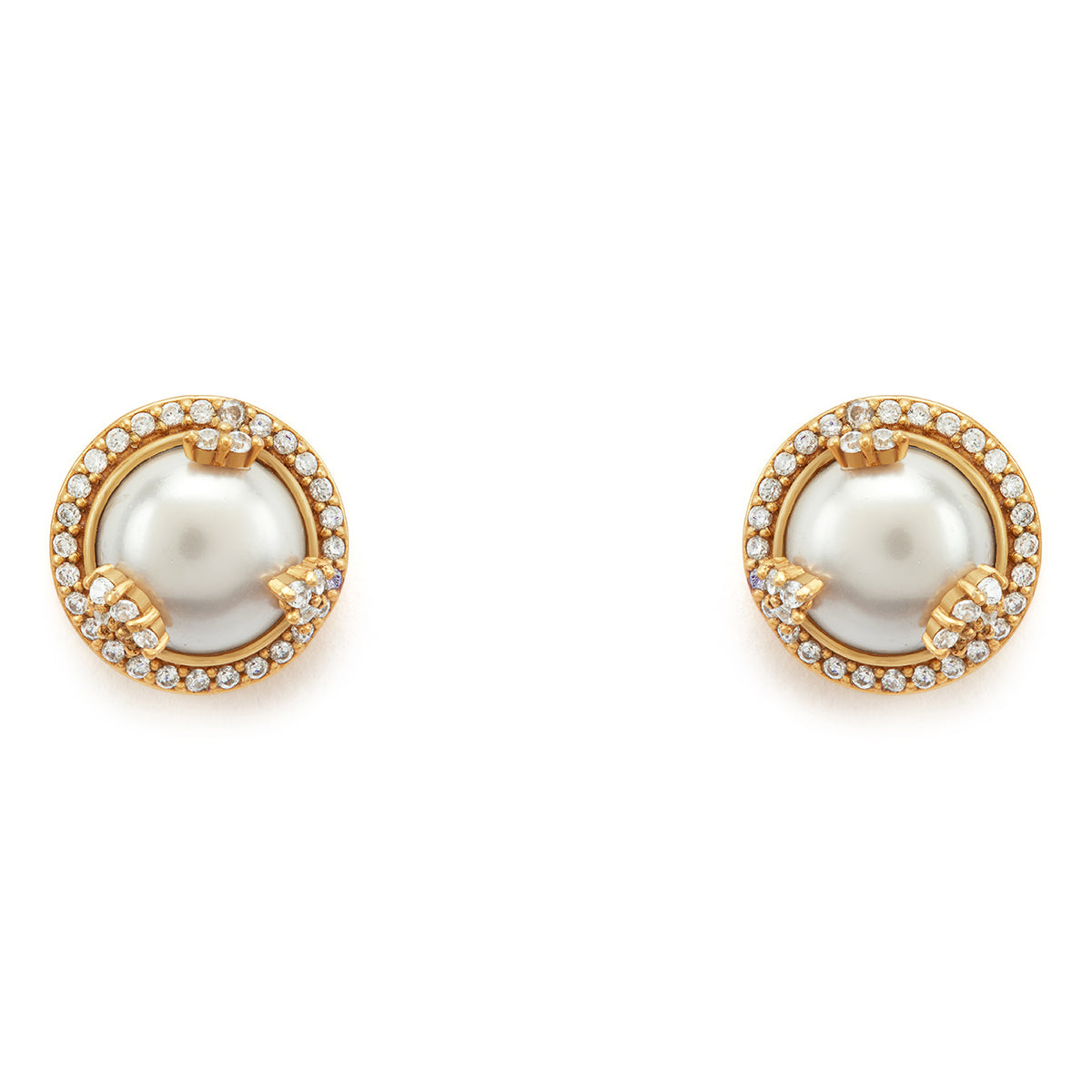 Opaline Ivory Studs