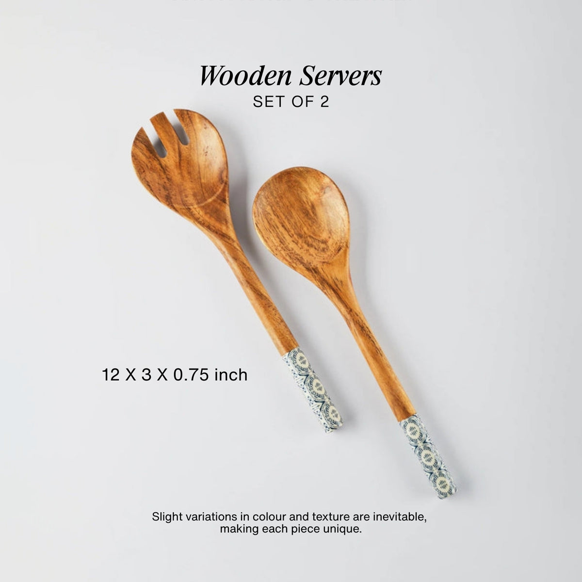 Fai Wooden Salad Servers