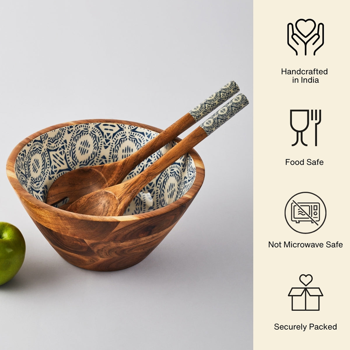 Fai Wooden Salad Servers