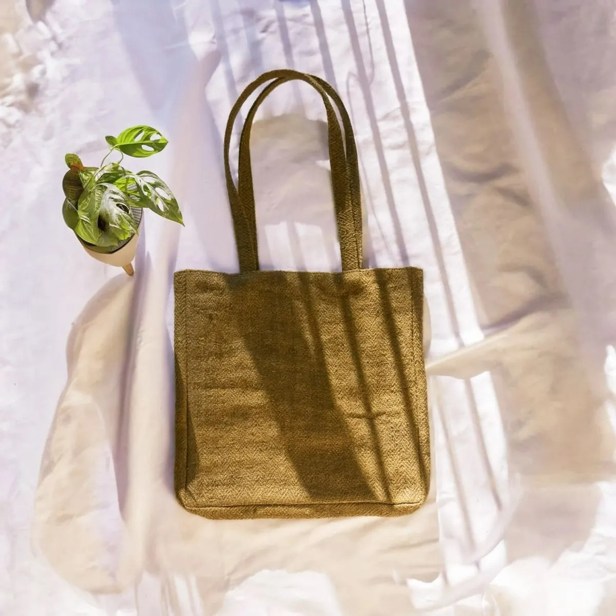 Hemp Tote Bag - Olive