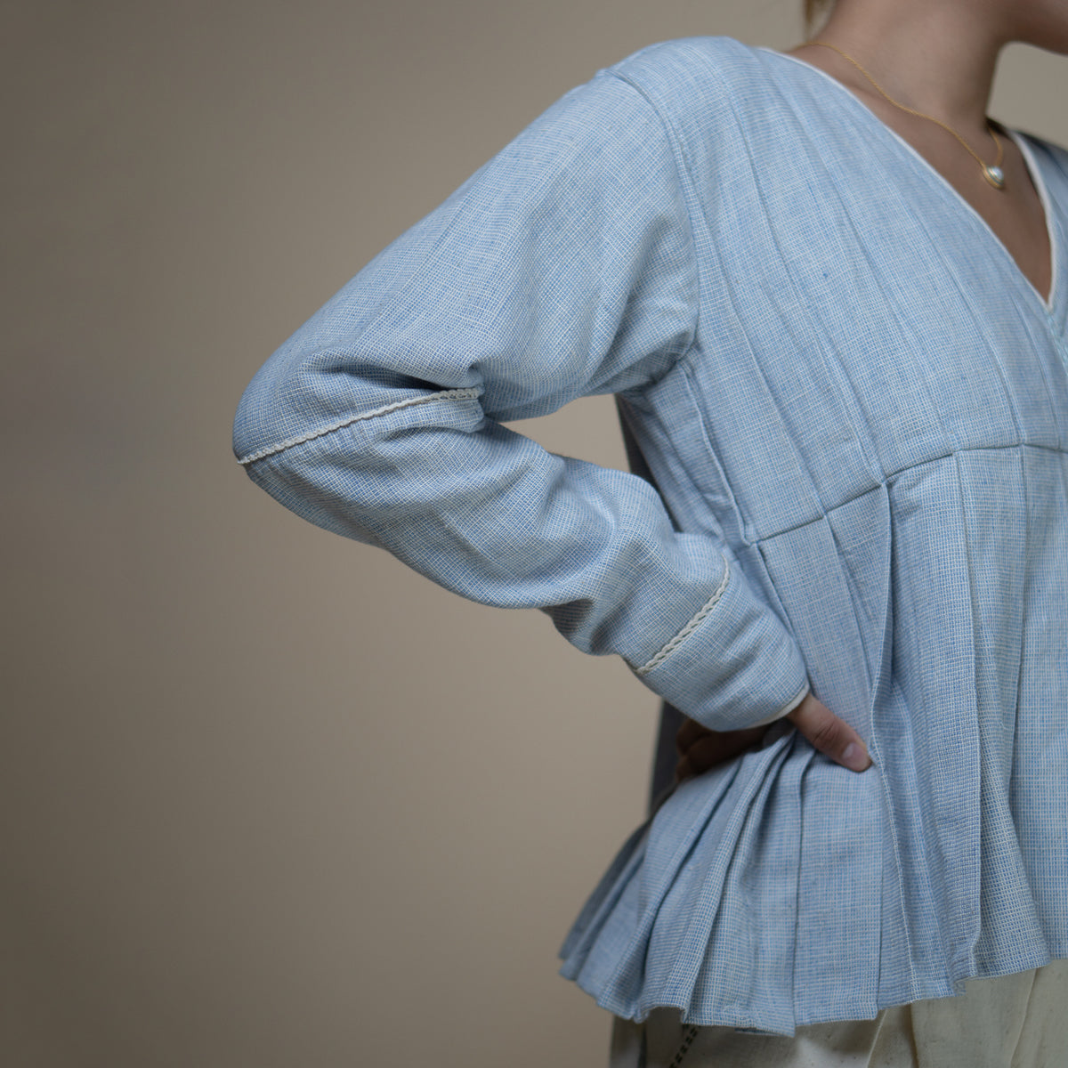 Meadows Pleated Blouse