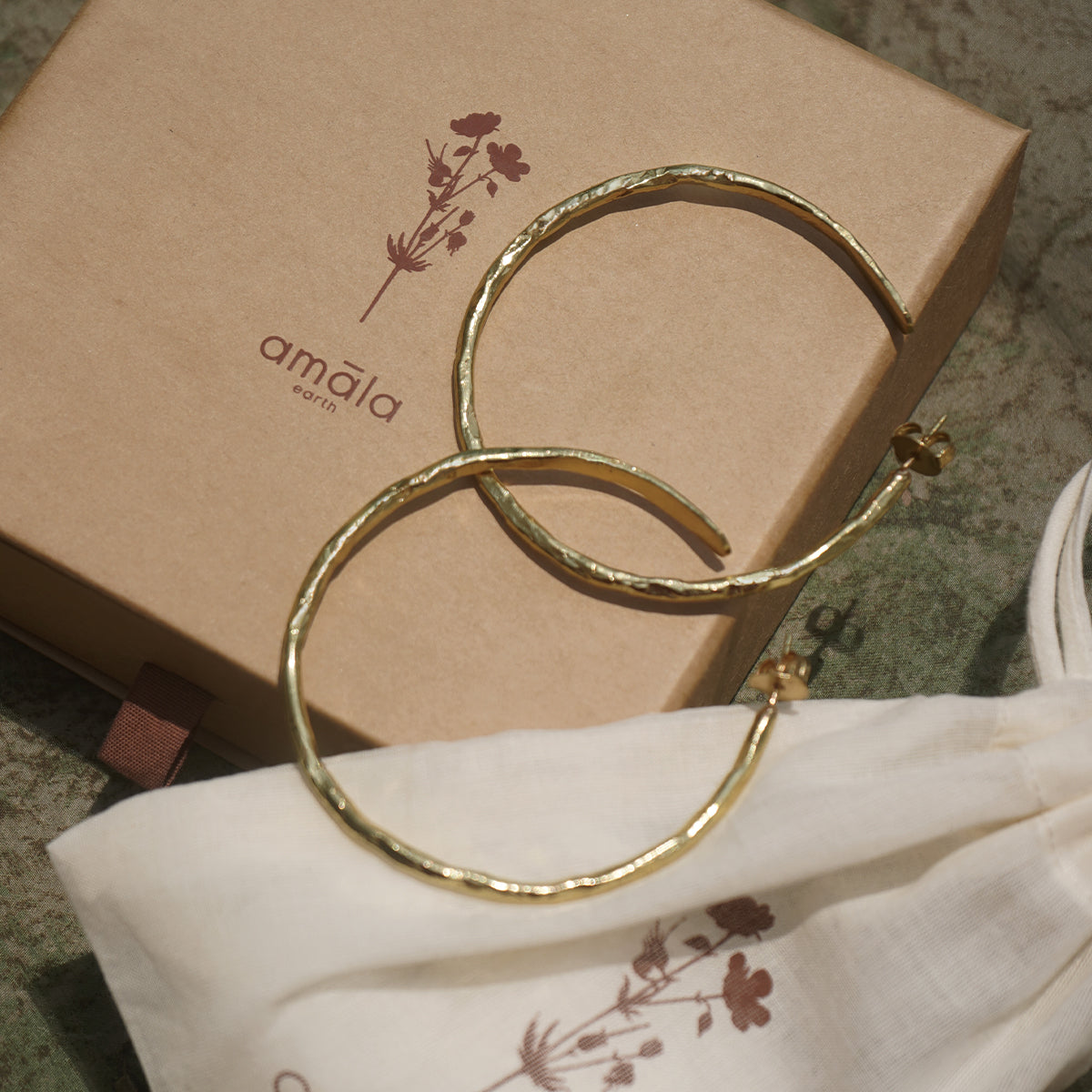 Halo Hoops (Large) - Brass