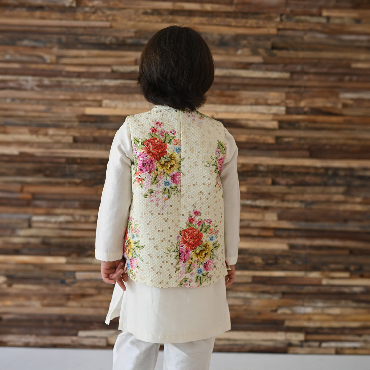 Abeer Bandhi Set White