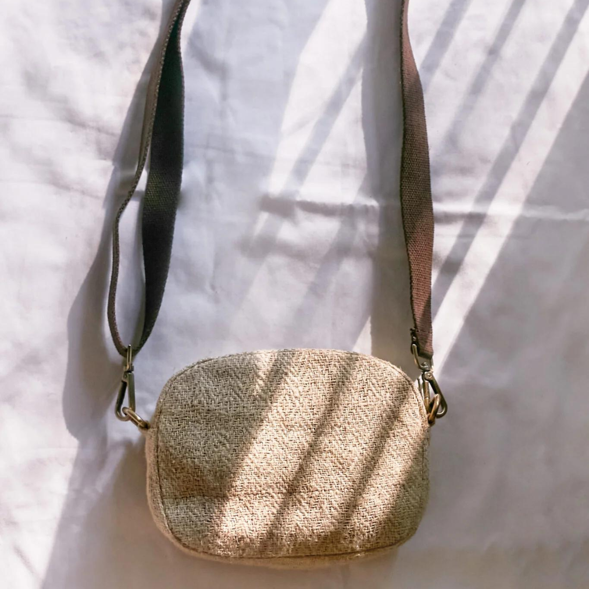 Hemp Sling Bag - Natural