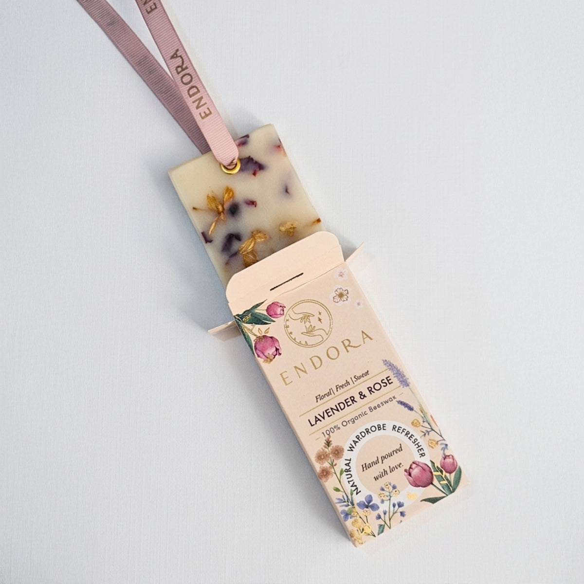 Lavender And Rose Blend Beeswax Tablet