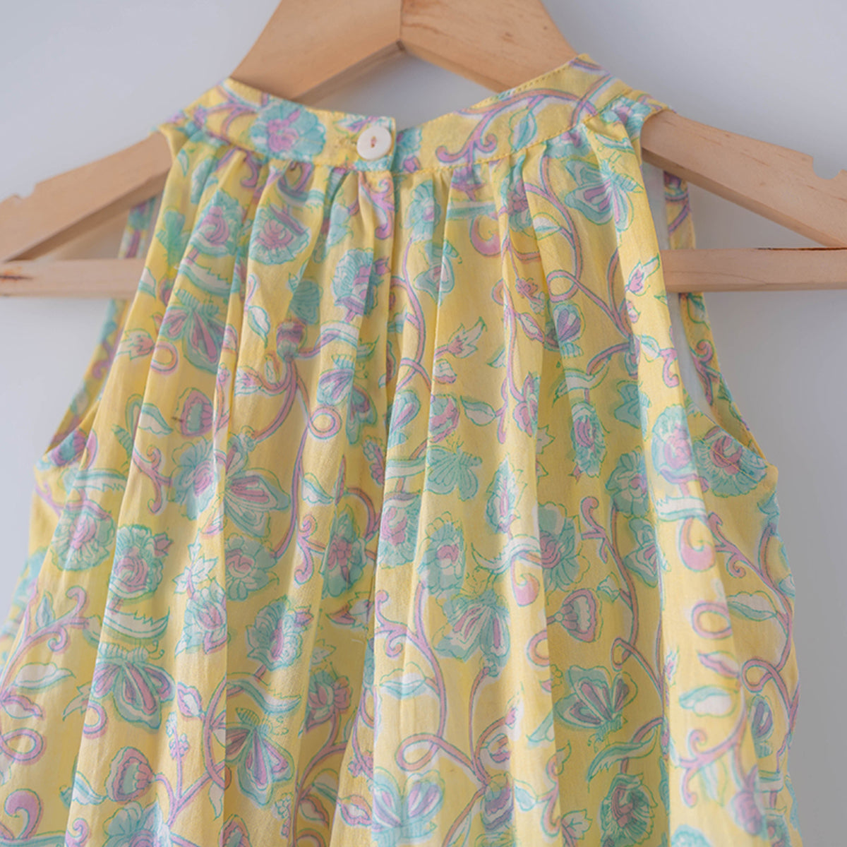 Kin Dress In Lemon Butterfly