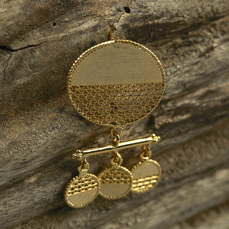 Drop Earrings | Gold Plated