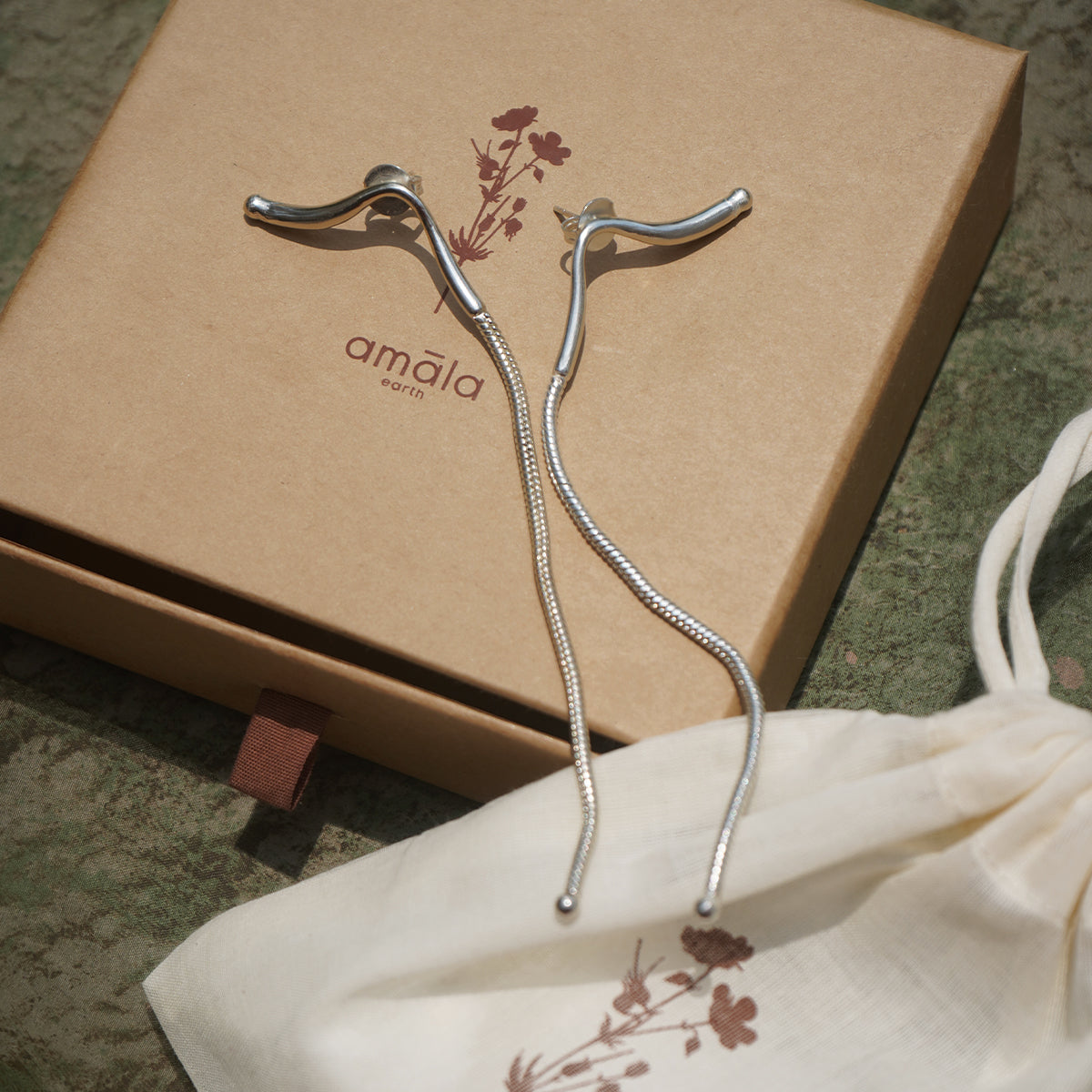 Trace Earrings - Silver