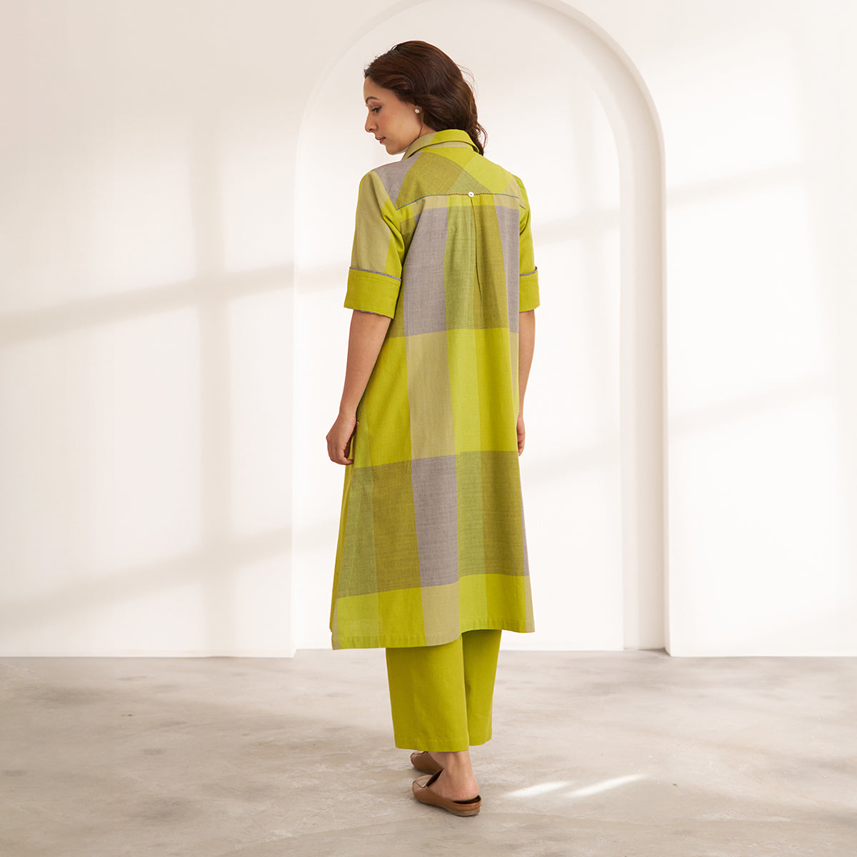 The Kochi Collared Tunic & Pants Set