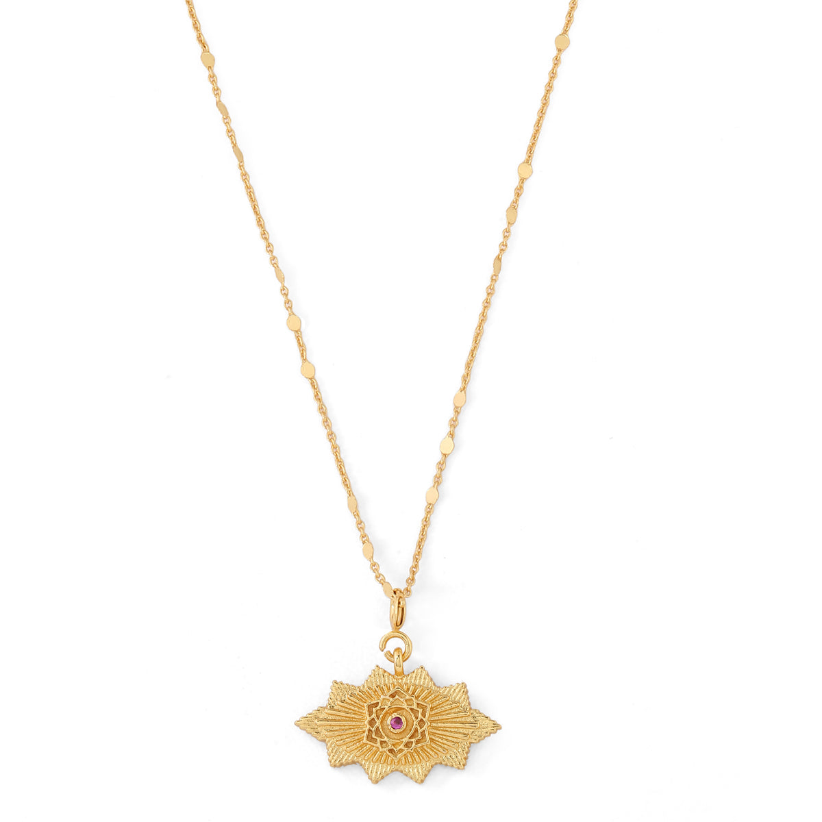 Crown Chakra Charm Necklace